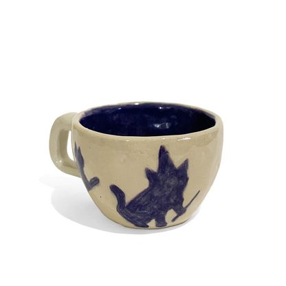 Xícara Réri Póti gato.